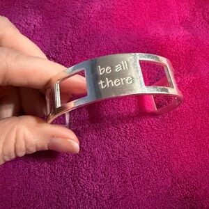 Rustic Cuff Silver Cut-Out Bracelet